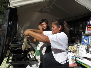Eat frybread!++Learn valuable cooking skills.