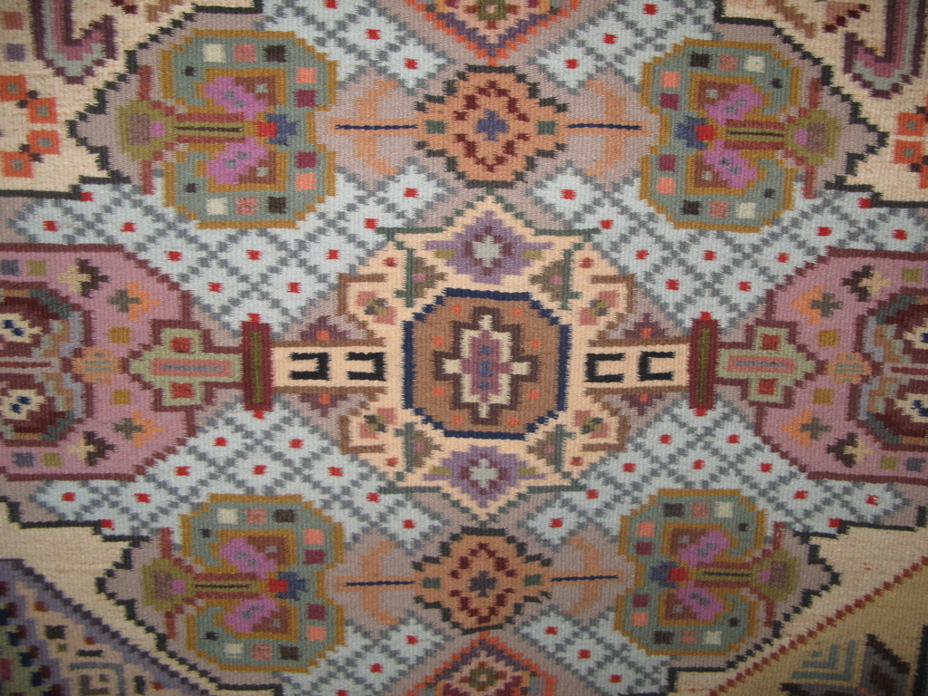 Detail of Oriental design by Ella Mae Nez