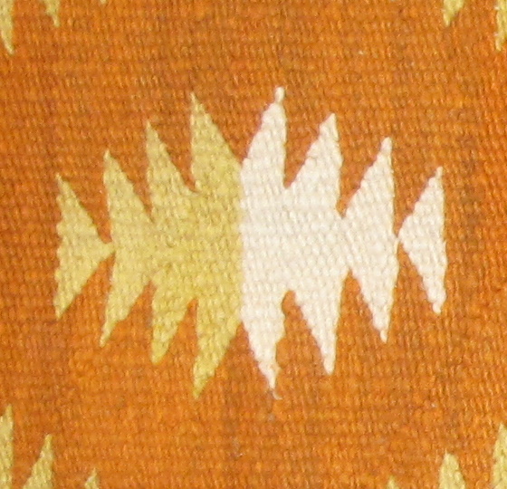 Transitional Navajo Weaving Detail