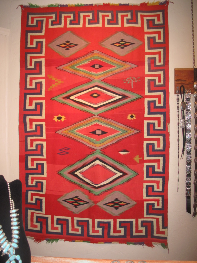 1880's Transitional Germantown textile
