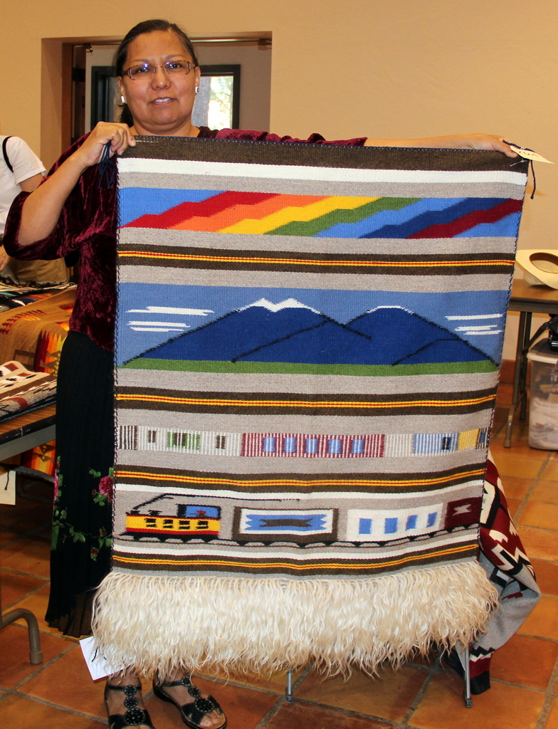 Amy Begay with San Francisco Peaks Pictorial