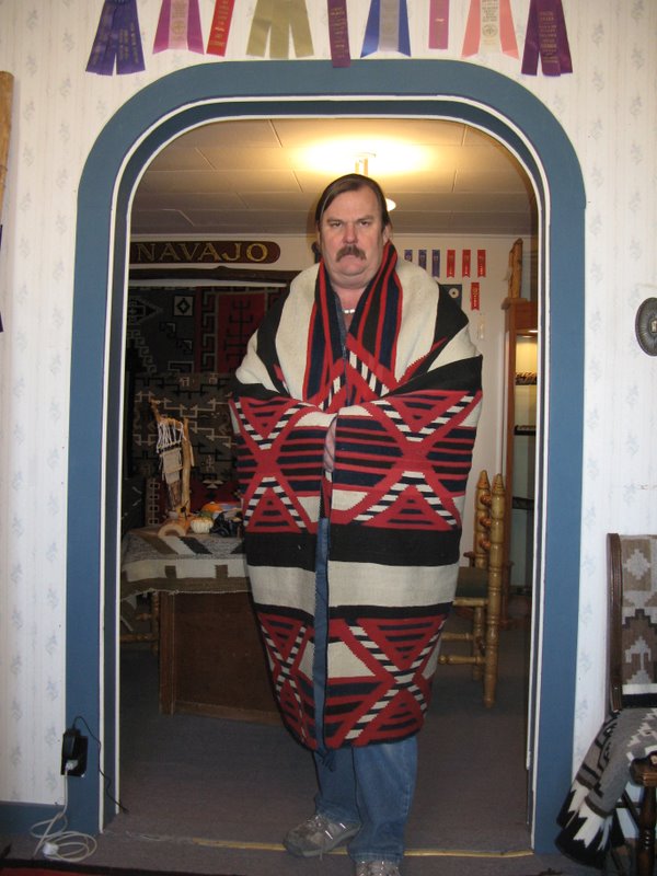 Front view, modeled by Mark Winter of Toadlena Trading Post