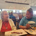 We had breakfast with Grace Diane Calderone (left) and Gloria Begay (right) on Monday morning. We agreed to meet at the same time next year!