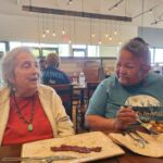 We had breakfast with Grace Diane Calderone (left) and Gloria Begay (right) on Monday morning.  We agreed to meet at the same time next year!