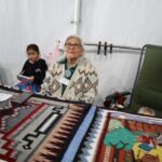 Jane Hyden brought two rugs to the fair. Jane Hyden