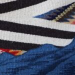 This details the intersection of the wedge weave, soumak outlining, and Eyedazzler male and female outlining in Where You Are.