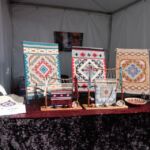 Vivian's innovative use of color makes her single-diamond and Chief blanket revival designs unique. It's hard to pick a favorite!