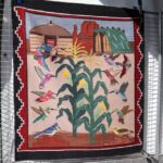 Florence's study of a traditional Navajo home incorporates her skill at depicting birds, plans, and the landscape. IIna' is the Navajo word for a way of life.