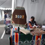 Jason Harvey's designs feature a contemporary take on tradition. He was most sold out, but you can see two great examples of his work.