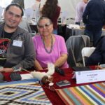 They were almost sold out, but you can see the wonderful colors with Irveta and her son Venancio like to use in their work.