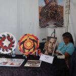 Sally was checking out the fair magazine when we stopped by on Sunday afternoon.